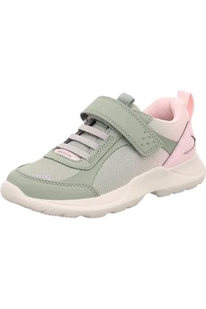 Superfit Rush Sneaker, Hellgrün/Rosa 7500, 34 EU