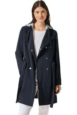 CECIL Damen B101210 Trenchcoat mit Kapuze, , L