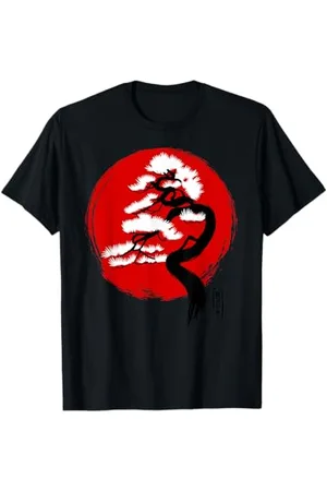 BONSAI Japanische Flagge mit T-Shirt