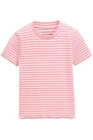 TOM TAILOR Langarmshirt mit Streifenmuster, Offwhite Navy Regular Stripe, L