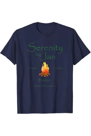 The Office Serenity von Jan Bonfire T-Shirt - Ripple Junction offiziell lizenziert - Klassisch geschnitten, Kurzarm, Unisex, Blau, S