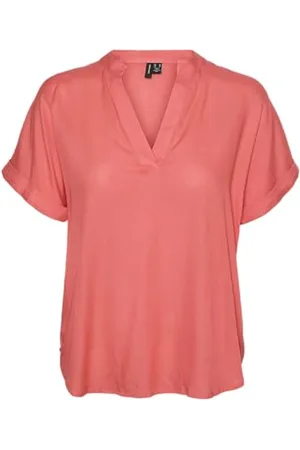 VERO MODA Damen VMBEAUTY SS WVN GA NOOS Top, , Medium