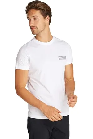 Tommy Hilfiger Herren T-Shirt Kurzarm Printed Badge Rundhalsausschnitt, , 3XL