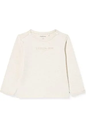 Noppies Baby Unisex Baby U Tee ls Hester Text T-Shirt, RAS1202 Oatmeal-P611, 68