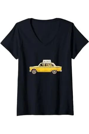 Ghostbusters Damen Ghule im Taxi T-Shirt mit V-Ausschnitt