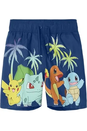 NAME IT Nkmmacsen Pokemon Swimshorts Sky