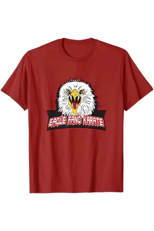Cobra Kai Herren T-Shirt Eagle Fang Logo Rot S