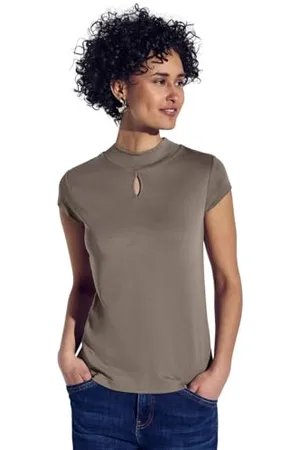 Street one Damen A323144 Shirt mit dezentem Cut-Out, , 44