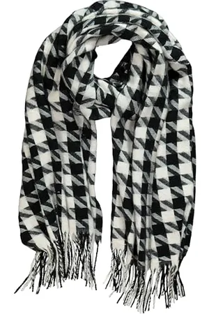 Ulla Popken Damen Houndstooth Schal, , Einheitsgröße