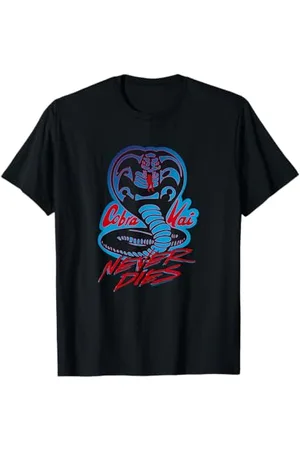 Cobra Kai Niemals stirbt Cobra Logo T-Shirt