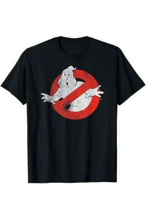 Ghostbusters Distressed No Ghost Logo Vintage Movie T-Shirt