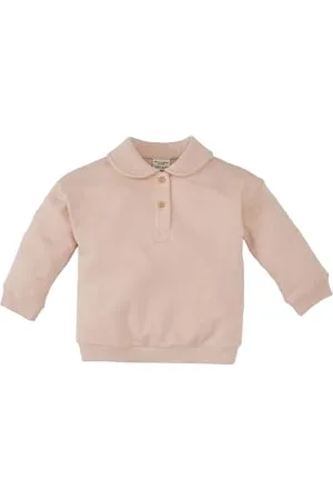 DeFacto Baby Mädchen Pullover, süßer Baby Pullover mit Langen Ärmeln - kuscheliges Baby Sweatshirt niedliches Baby Shirt Langarm für Mädchen, hochwertiger Kinderpullover