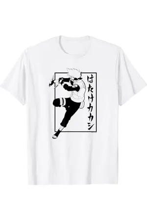 Naruto Shippuden Kakashi with Vertical Kanji T-Shirt