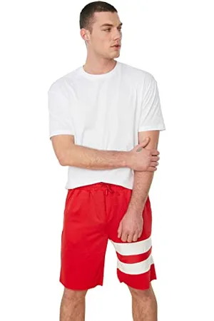 Trendyol Herren Männliche Basic 100% Baumwolle Entspannte Passform Runder Kragen Kurzarm T-shirt T Shirt, , S EU
