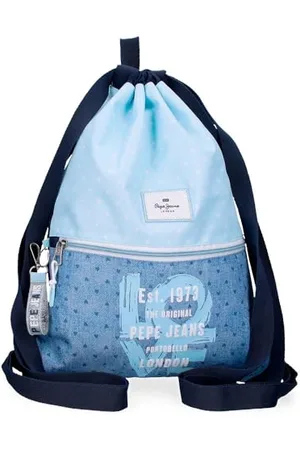 Pepe Jeans Noni Rucksack, Blau, 35 x 46 cm, Polyester, von Joumma Bags, blau, Talla única, Rucksack