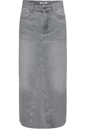 ONLY Onlolivia Hw Wide Rw Skirt DNM SIK