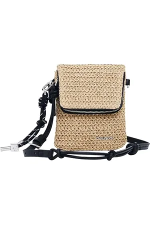 Desigual Damen Mone_Half Logo Raffia_v Bi-Fold Wallet