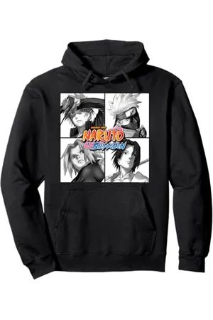 Naruto Shippuden Four Up Crew Anime Pullover Hoodie