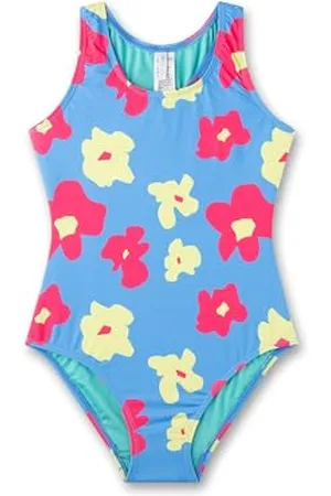 Sanetta Mädchen-Badeanzug | Bequemer und praktischer Badeanzug aus recyceltem Polyester-Mix für Mädchen. Bademode für Kinder 164