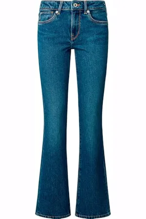 Pepe Jeans Damen Bootcut Lw Jeans, Blau (Denim-Ee3), 29 W/30 L