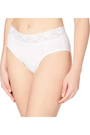 Dim Slip Maxi Feminine Baumwolle Plus Damen x2, White, M