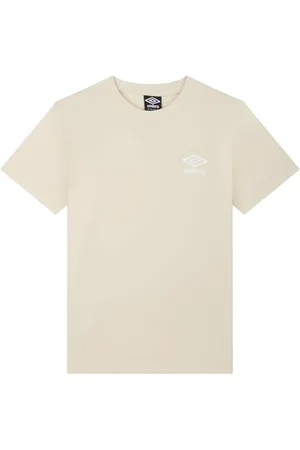 Umbro Herren Core Classic Tee T-Shirt, Biscotti/Weiß, M