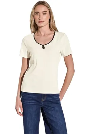 Street one Damen A323145 T-Shirt mit Dekortape, , 46