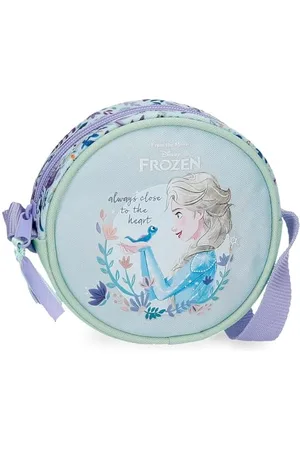 Disney Close to The Heart Frozen Umhängetasche, Mehrfarbig, 14 x 14 x 4 cm, Polyester von Joumma Bags, , Talla única, Umhängetasche