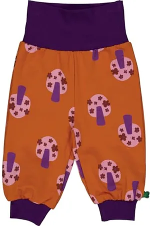 Green Cotton Mädchen Vibes Sweat Baby Pants, Marmalade/Sonic Purple/Pink Haze, 62 EU
