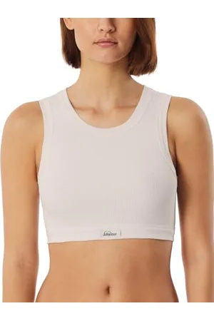 Schiesser Bustier Feinripp Bio-Baumwolle Crop Top - Revival Paula