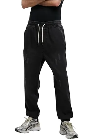 Urban classics Herren Jeanshose Jogg Denim, lässige Herren Jeans Jogginghose, Tapered Design, Slim Fit