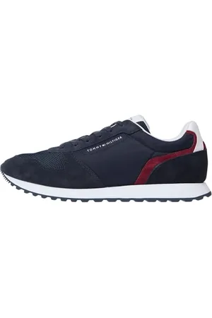 Tommy Hilfiger Herren Runner Sneaker New Eva Summer Nylon Pop aus Wildleder, Blau (Desert Sky), 46