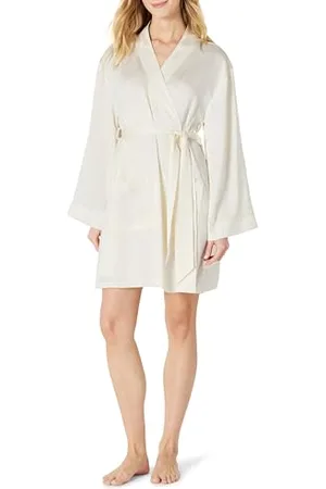 Amazon Damen Relaxed Fit Satin-Schlafmantel, , S