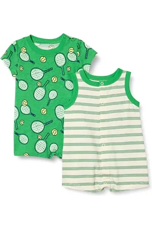 Amazon Unisex Baby Ärmelloses Und Kurzärmliges Strampler-Set, 2er-Pack, , 18 Monate