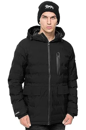 Lonsdale London Herren Winterjacke mit Kapuze normale Passform BALLYWILDRICK L, 117488
