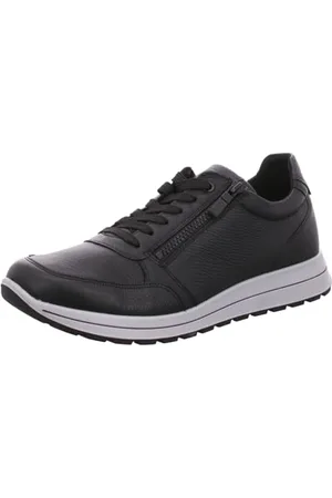 ARA Herren Matteo Sneaker, SCHWARZ,BLAU, 47 EU Weit
