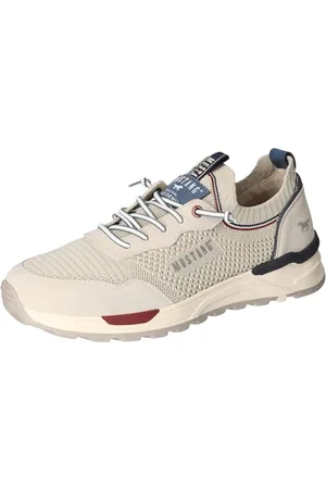 Mustang Herren 4186-308 Sneaker, Ivory, 45 EU