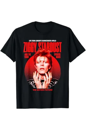 David Bowie Ziggy Stardust Motion Picture Color Sukita Foto T-Shirt