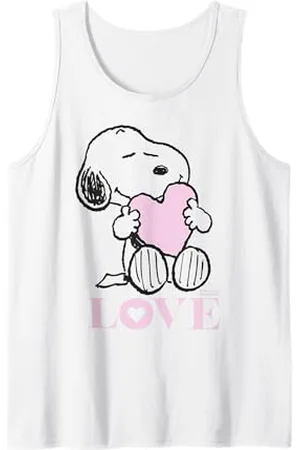 Peanuts Snoopy Mein Herz ist rosa Tank Top