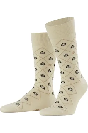 Burlington Herren Socken Snapshots M So Baumwolle gemustert 1 Paar, , 40-46