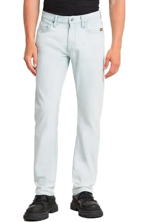 G-Star RAW Herren Mosa Straight Jeans, (Sun Faded Amparo Blue D23692-D498-G344), 33W / 34L