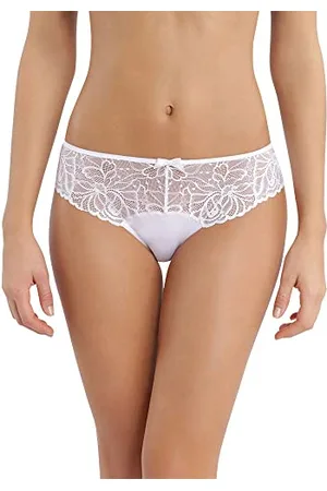 Dim Slip Generous Essentiel Aus Spitze Damen x1, White, M