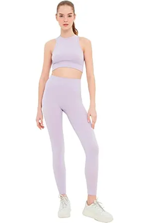 Trendyol Damen Gestrickte Sportstöße Yoga Pants, , M-L EU