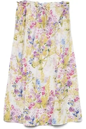 VERO MODA Damen Vmdicthe N/W Ankle Skirt WVN Ga, , Small
