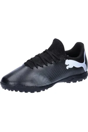 PUMA Future 7 Play TT JR Soccer Shoe, Black White, 30 EU