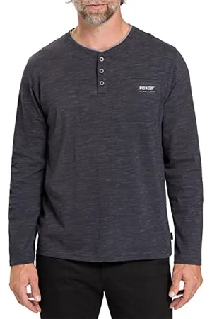 Pioneer Herren Henley T-Shirt, , M