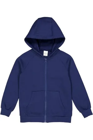 Green Cotton Jungen Hoodie Jacket Cardigan Sweater, , 116 EU