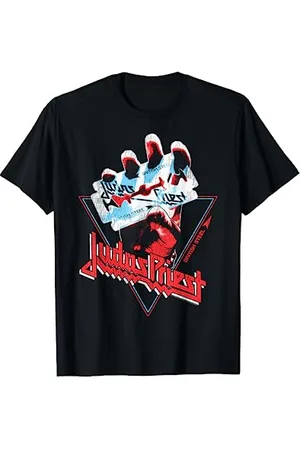 Judas Priest Official – British Steel Graphic Picture T-Shirt, , S