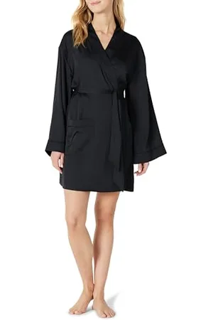 Amazon Damen Relaxed Fit Satin-Schlafmantel, , XL