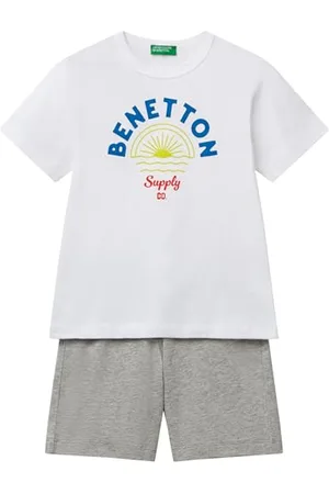 Benetton Kinder und Jugendliche Comp(t-Shirt+Short) 3096gk00q Baby-& Kleinkind-Ausstattung, , 3 Jahre